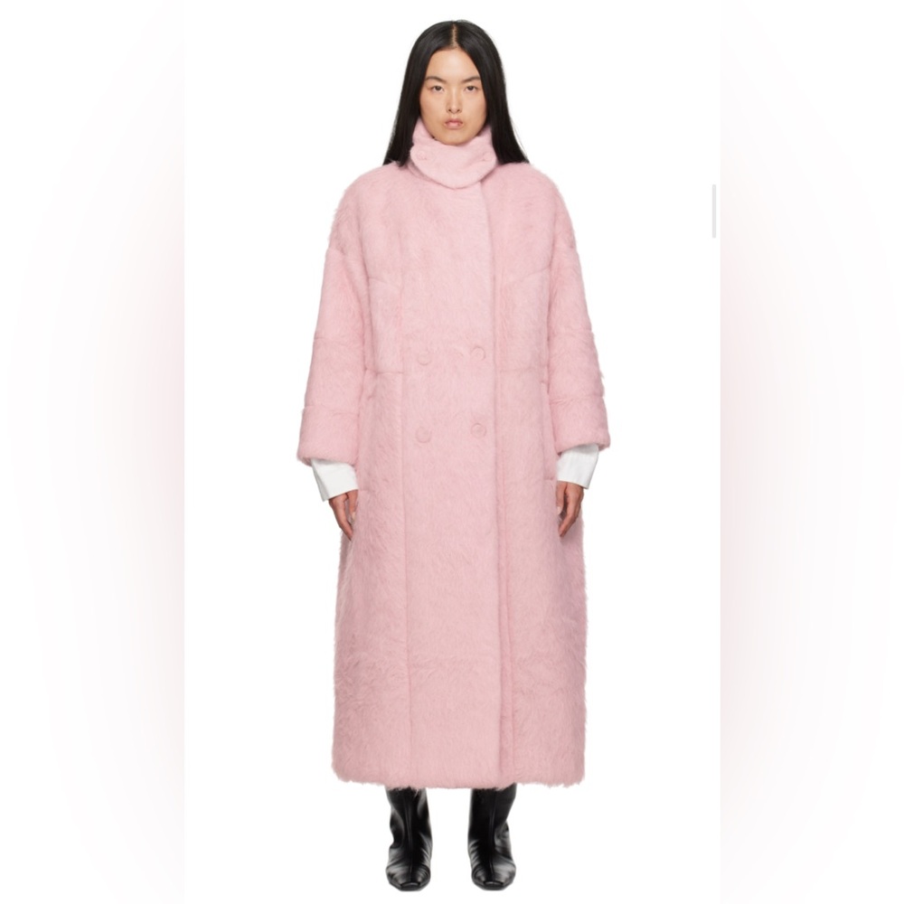 Dries Van Noten Oversized Brushed Wool-Blend Coat — Runway Edition Size M $3715 - Picture 9 of 11